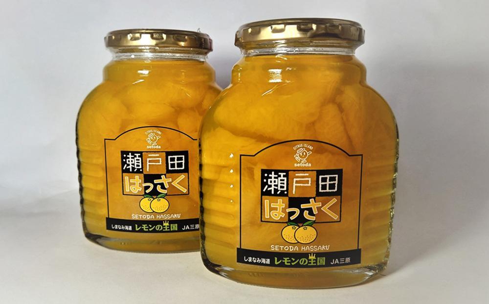 瀬戸田のレモン蜂蜜漬けはっさくのシラップ漬け