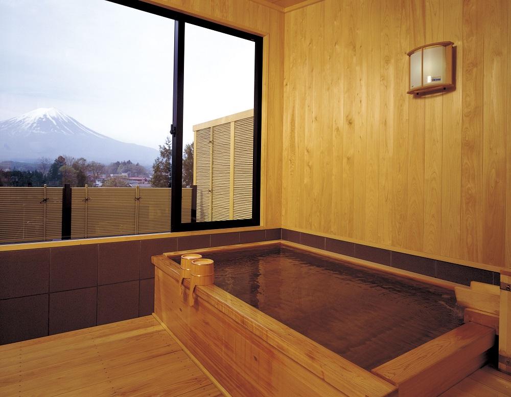 富士山の見える貸切露天風呂「芙蓉の湯」