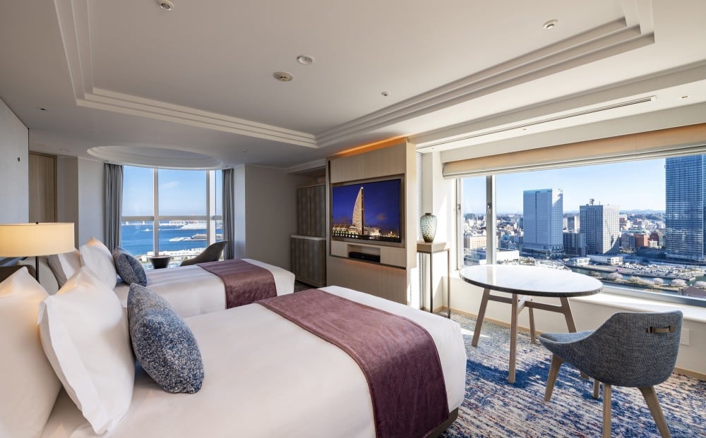 シティビューとハーバービューが両方楽しめる「スイート」