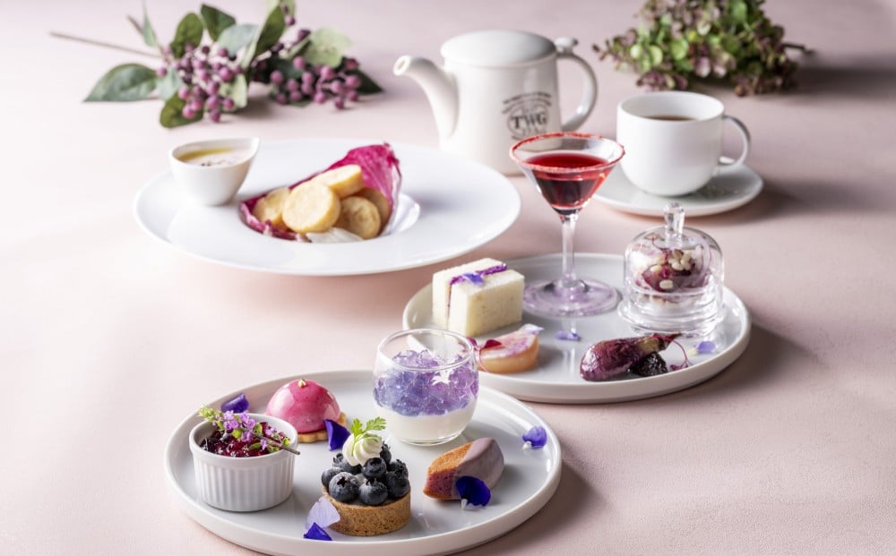 季節感を取り入れた見た目も華やかなアフタヌーンティー