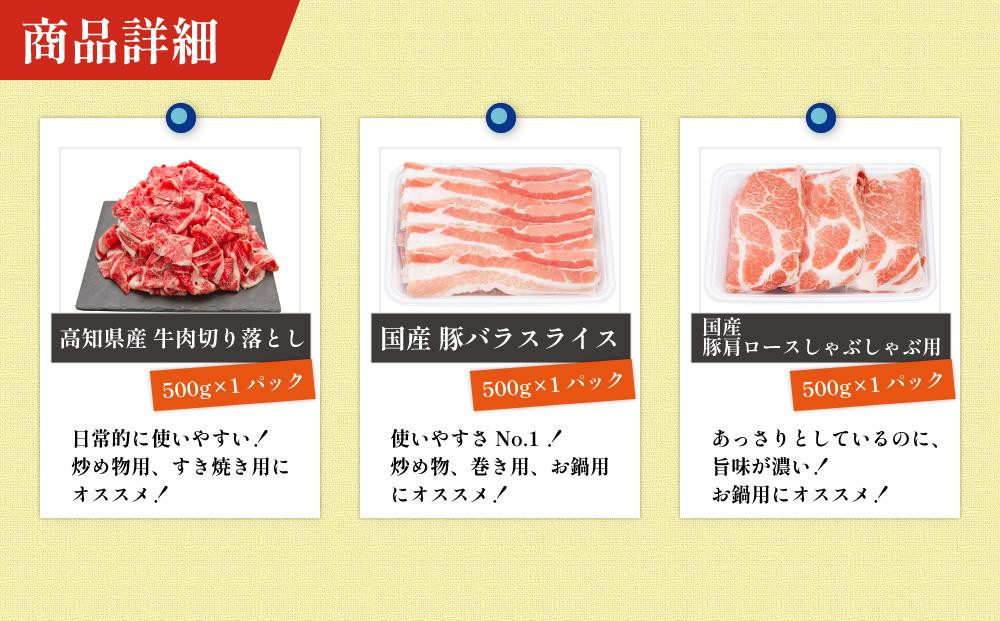 JTBのふるさと納税サイト　バラエティセット　お肉の定期便　お肉合計約4.5kg　(３か月)　[ふるぽ]