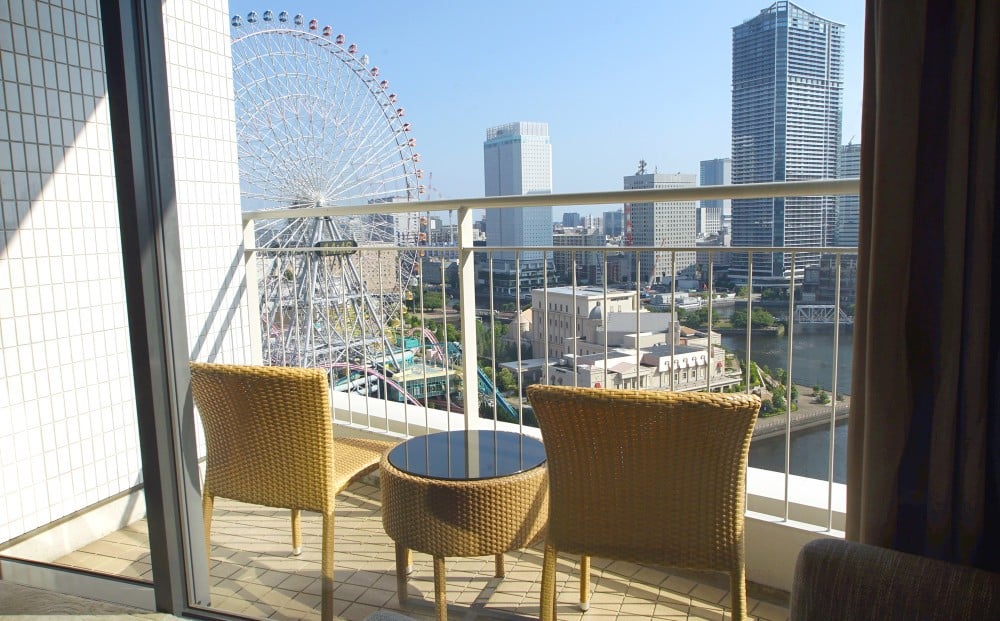 「エグゼクティブツイン パークビュー」のバルコニーからの眺望