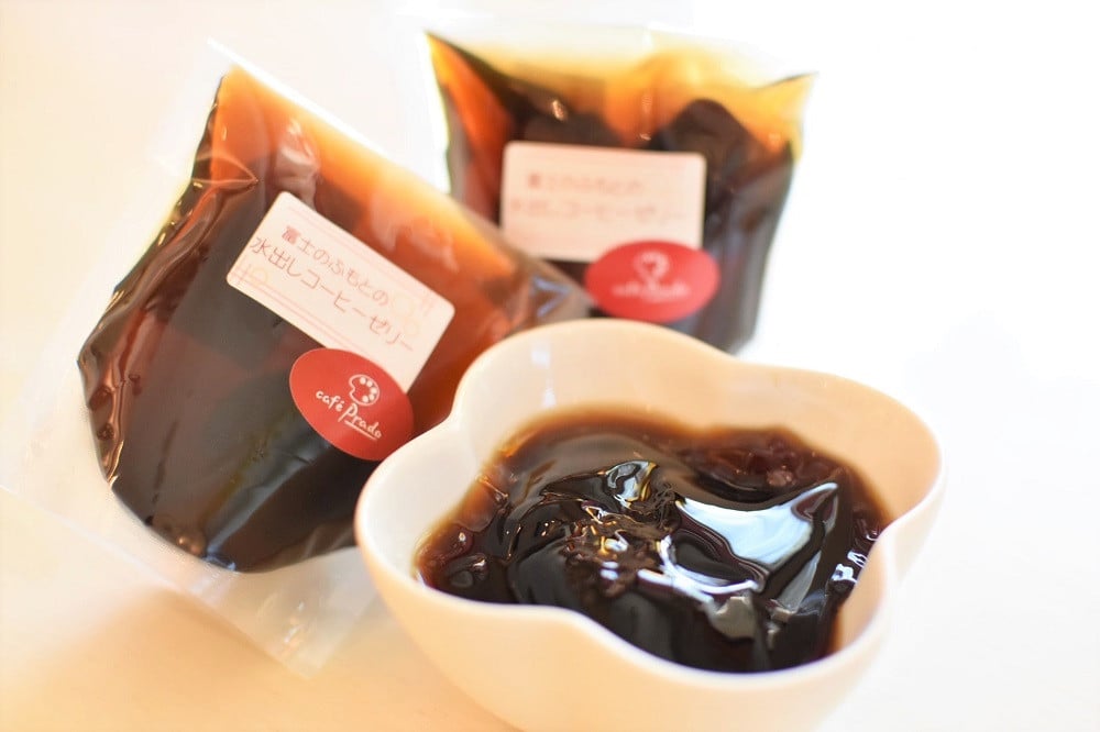 自家焙煎珈琲を使用した「コーヒーゼリー」