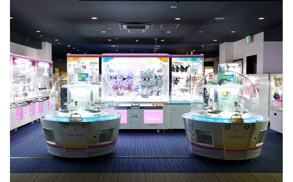 クレーンゲームにメダルゲームなど充実のゲ－ムコーナー