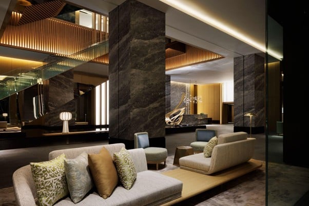 「ウェスティンホテル横浜」のロビー