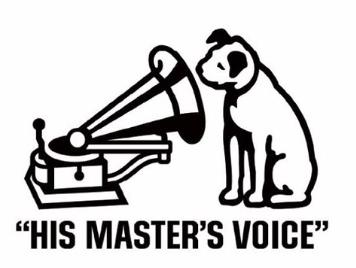 ファンにはたまらないビクターの犬「ニッパー」のロゴマーク