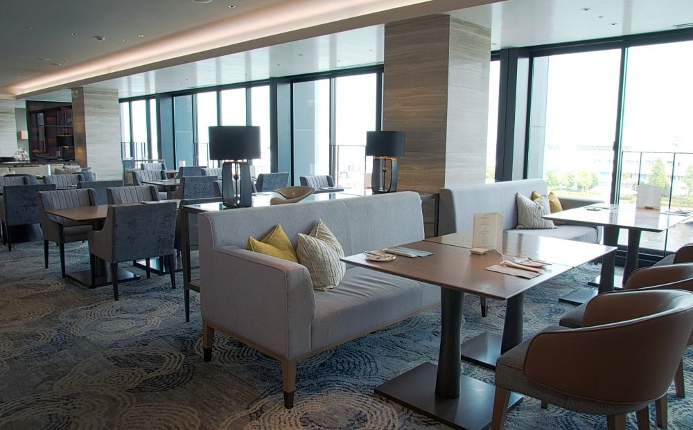 広々とした「クラブインターコンチネンタル ラウンジ」