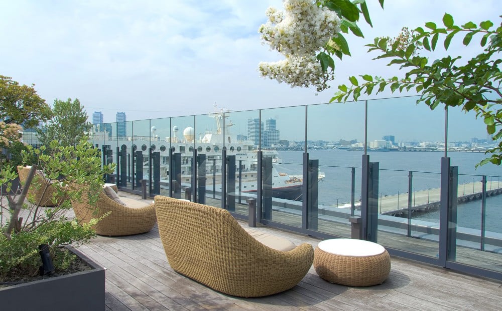 見晴らしが最高の宿泊者専用屋上テラス「Rooftop 1859」