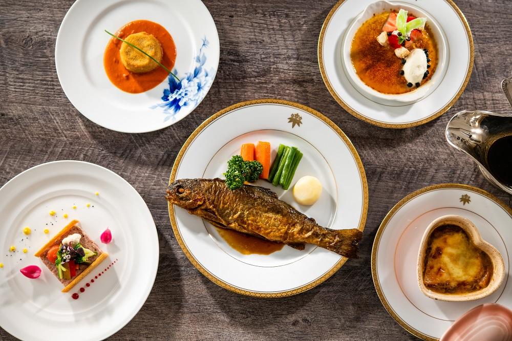 金谷ディナー料理（一例・イメージ）