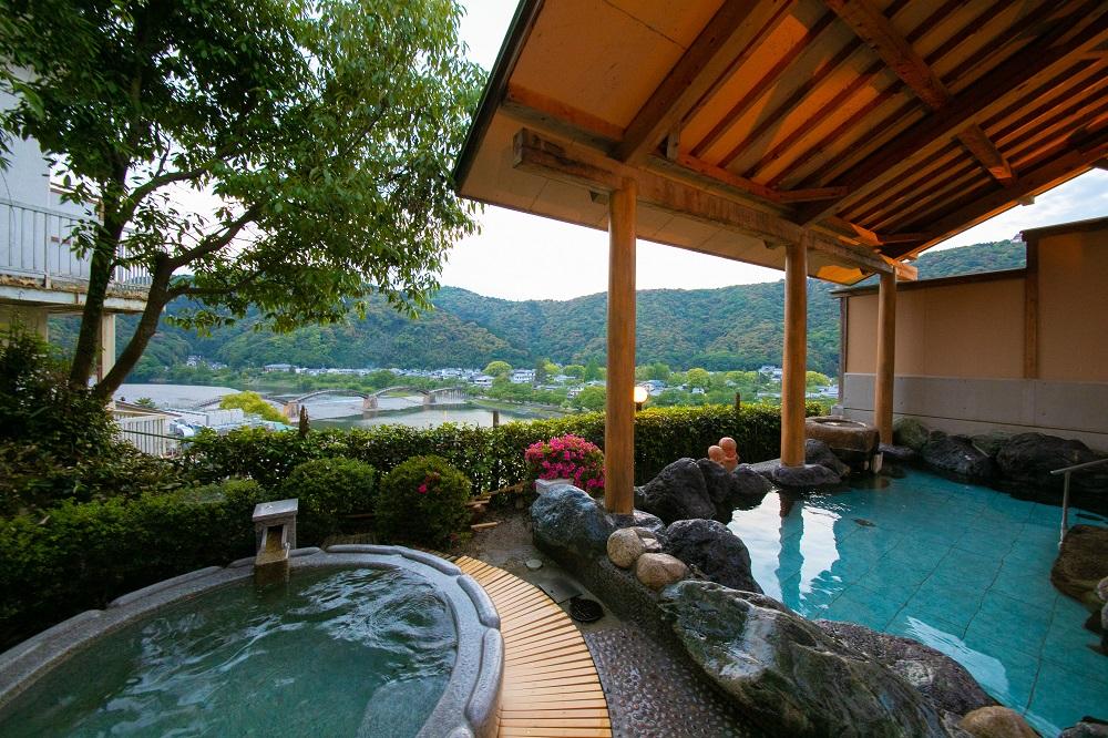 露天風呂　石風呂&岩風呂