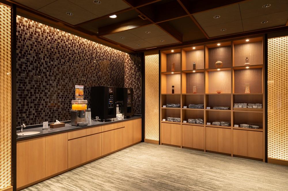 ウェルカムドリンクコーナー