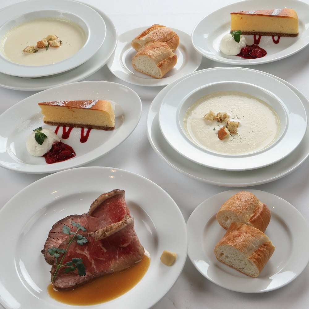 料理（イメージ）※ローストビーフ以外は２名様分