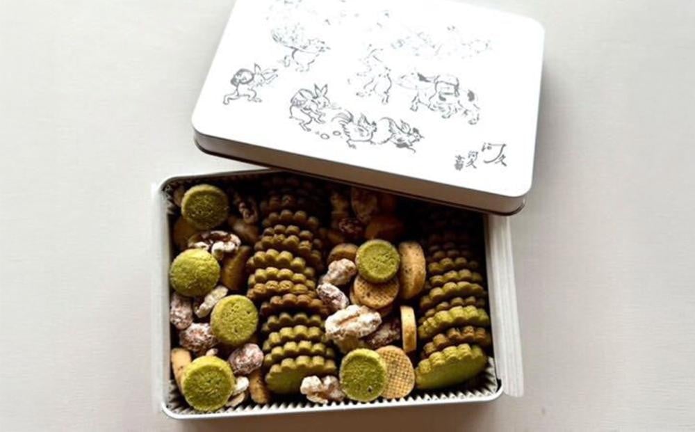 画像は一例。クッキー缶の内容は仕入れ状況や季節によって変わります。