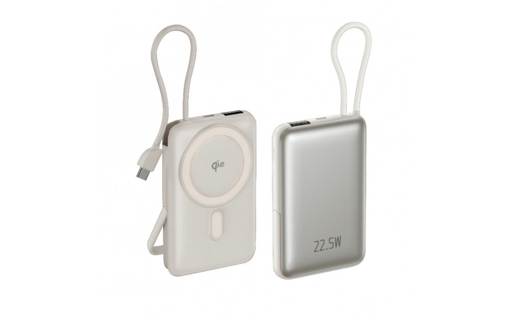 【シルバー】モバイルバッテリー&nbsp;15000mAh&nbsp;57.75Wh&nbsp;大容量&nbsp;ワイヤレス充電器&nbsp;MagSafe対応&nbsp;15Ｗ磁気充電&nbsp;3台同時充電&nbsp;Qi認証済&nbsp;iPhone17/iPhoneAir充電&nbsp;iphone16/15/Airpods&nbsp;PD22.5W急速充電&nbsp;防災電源&nbsp;ケーブル内蔵&nbsp;互換性抜群&nbsp;コンパクト&nbsp;軽量&nbsp;PSE認証済【PL保険加入済み製品・安心】