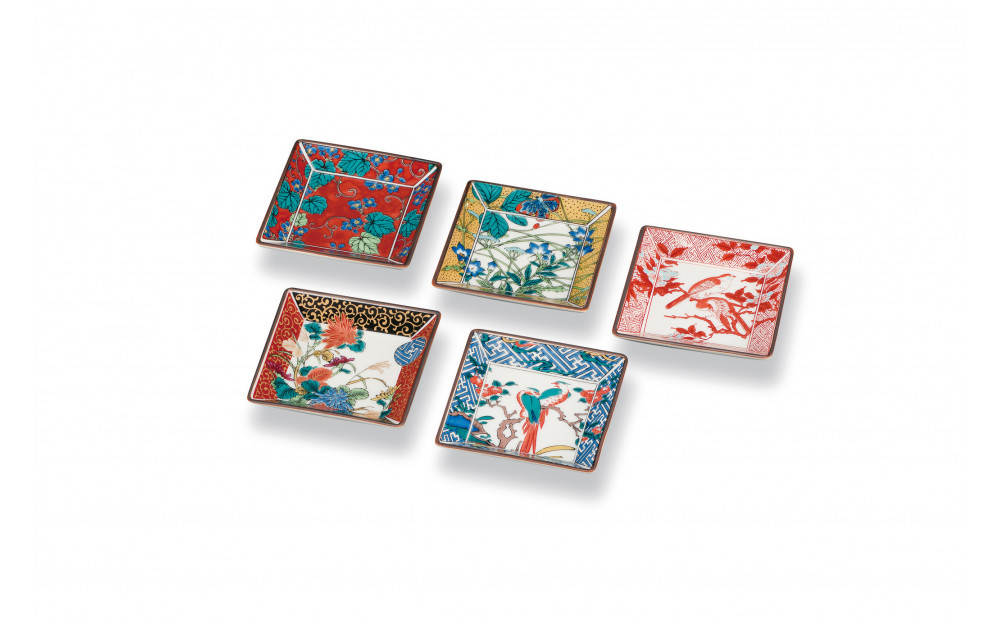 4号皿揃　歴代画&nbsp;民芸品&nbsp;工芸品&nbsp;雑貨&nbsp;食器&nbsp;小皿&nbsp;お皿&nbsp;プレート&nbsp;キッチン雑貨&nbsp;キッチン用品