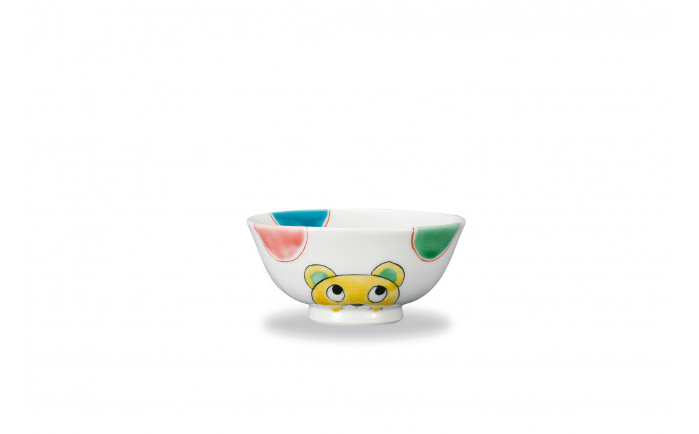 プチ飯碗　くま&nbsp;民芸品&nbsp;工芸品&nbsp;雑貨&nbsp;キッチン雑貨&nbsp;キッチン用品&nbsp;お茶碗&nbsp;茶碗&nbsp;子供茶碗&nbsp;キッズ茶碗