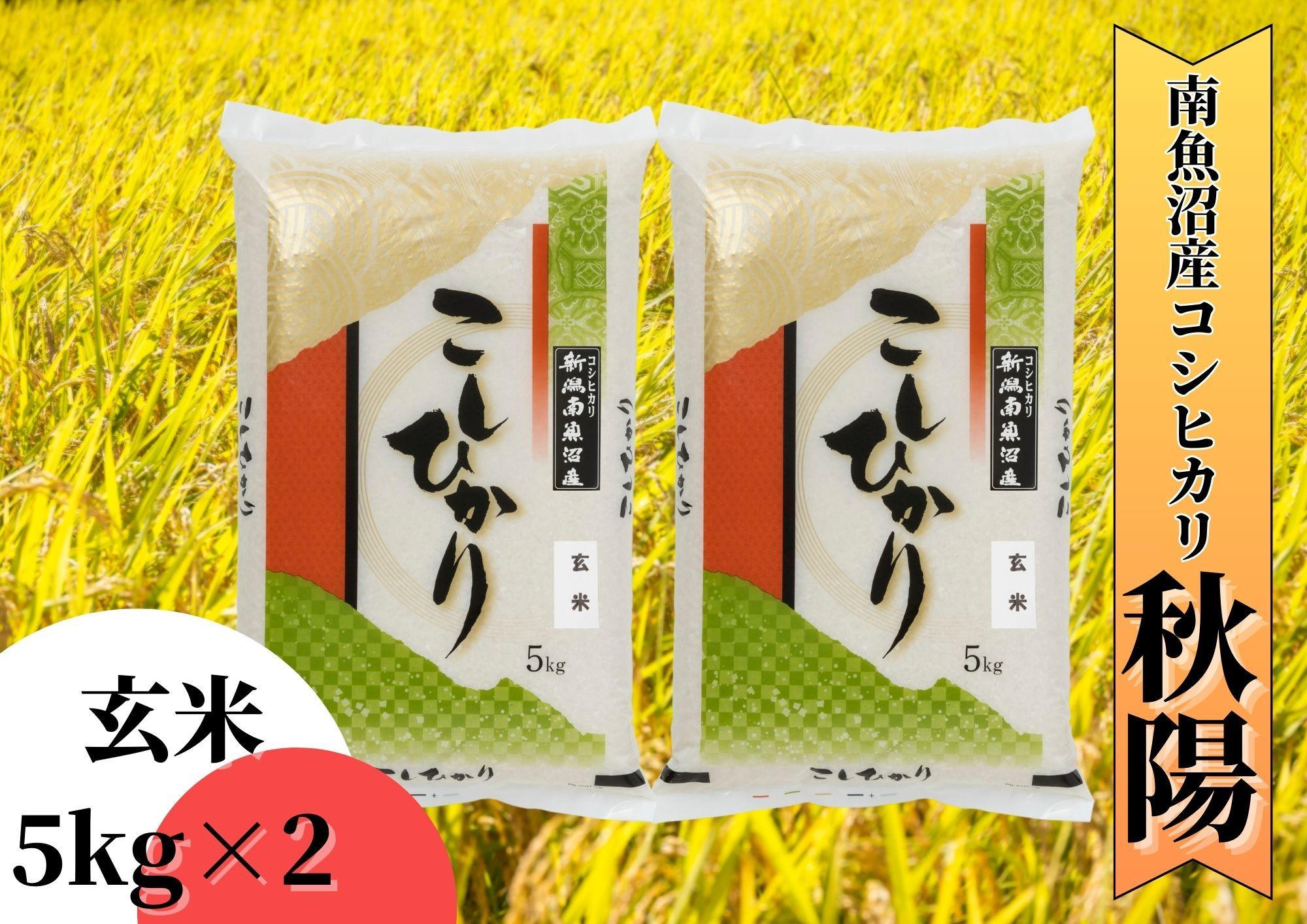 【令和8年産&nbsp;新米予約】南魚沼産コシヒカリ「秋陽」（玄米10kg）新潟県の特A地区南魚沼市の美味しいお米【銘柄米&nbsp;ブランド米&nbsp;玄米&nbsp;こしひかり&nbsp;コシヒカリ&nbsp;魚沼産&nbsp;新潟米&nbsp;産地直送&nbsp;お米】【2026年10月上旬より1ヶ月以内に順次発送予定】