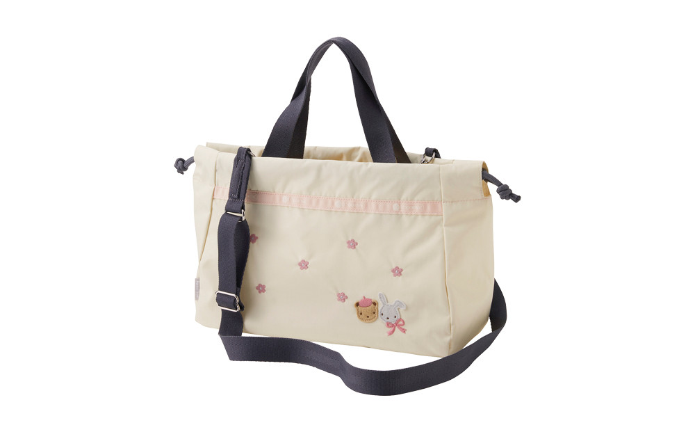 〈LeSportsac&nbsp;×&nbsp;familiar〉ショルダーバッグ　アイボリー