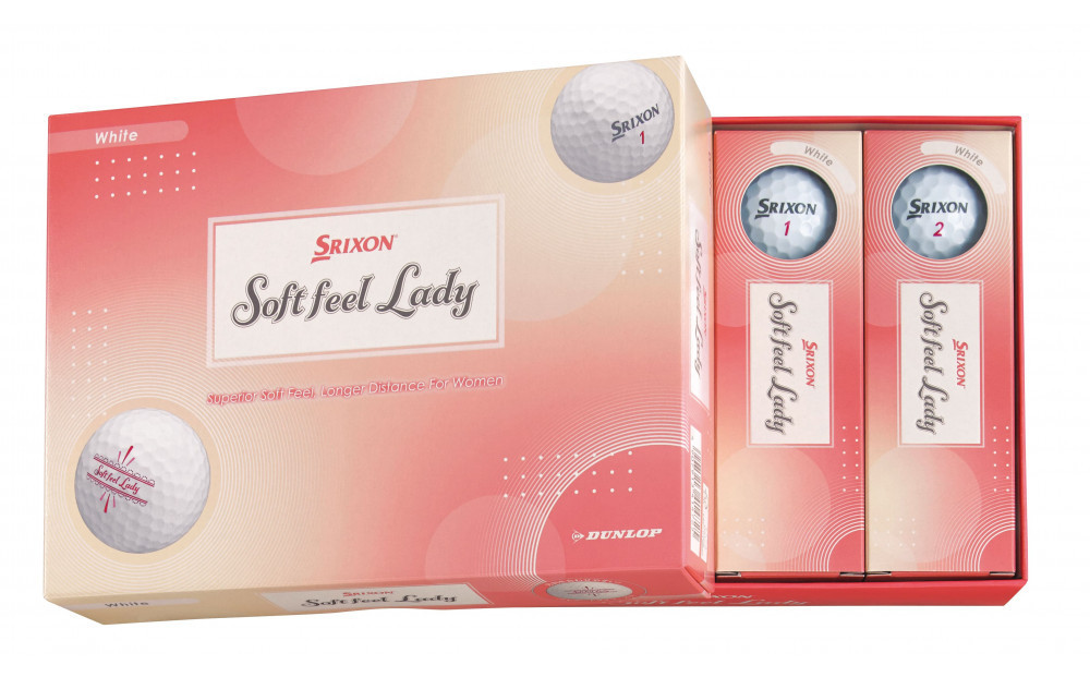 スリクソン&nbsp;SOFT&nbsp;FEEL&nbsp;LADY　&nbsp;3ダースセット　＜カラー：ホワイト＞