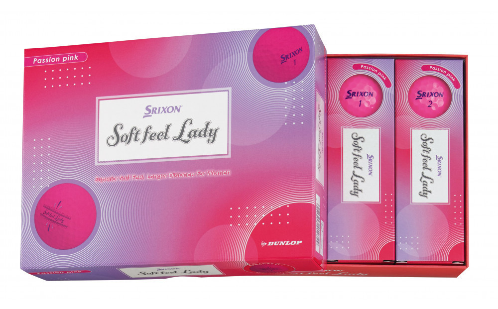スリクソン&nbsp;SOFT&nbsp;FEEL&nbsp;LADY　&nbsp;3ダースセット　＜カラー：パッションピンク＞