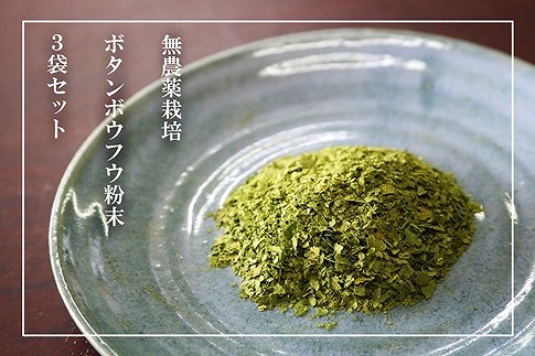 【無農薬栽培】ボタンボウフウ（長命草）粉末&nbsp;3袋セット【ポイント交換専用】