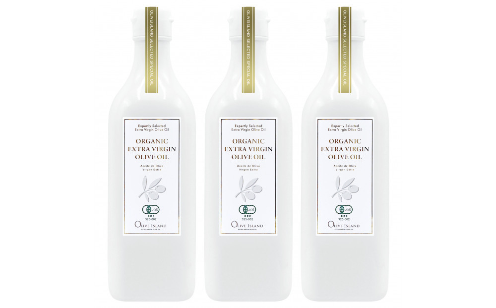 オーガニック　エキストラヴァージンオリーブオイル　500ml　3本セット
