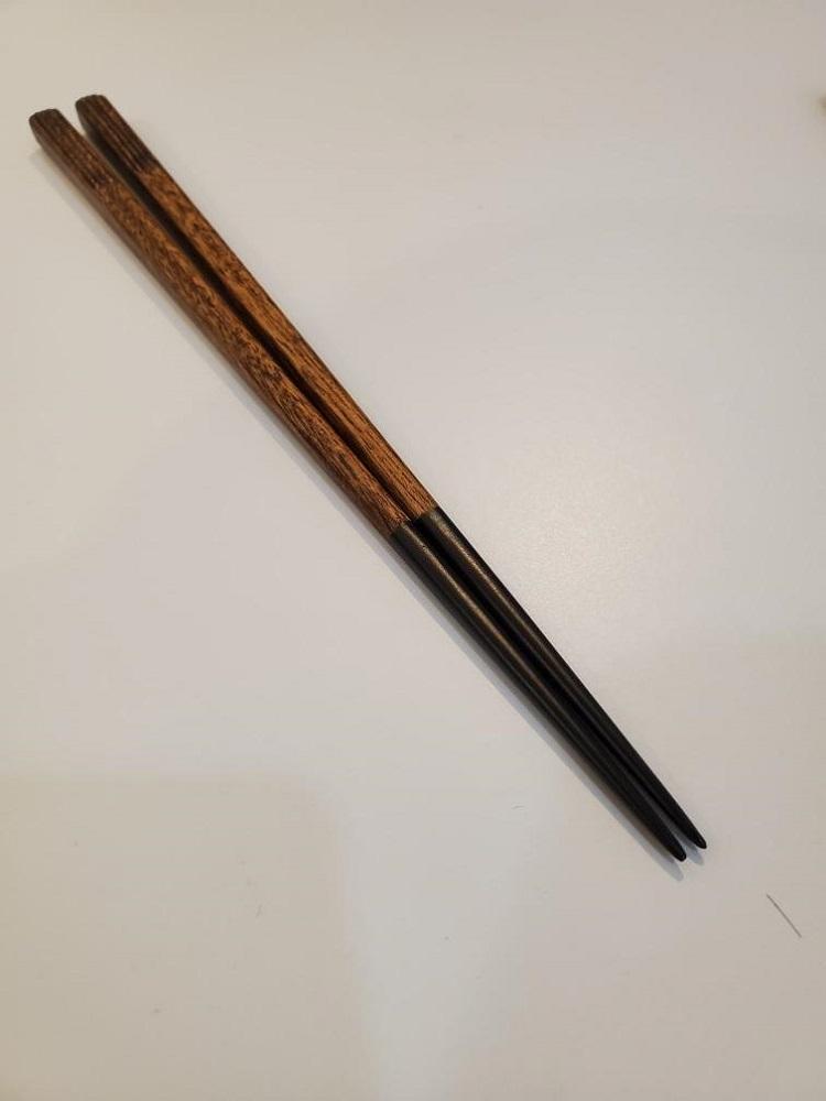 鎌倉彫　箸　先黒漆塗【ポイント交換専用】