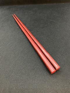 鎌倉彫　箸　朱【ポイント交換専用】