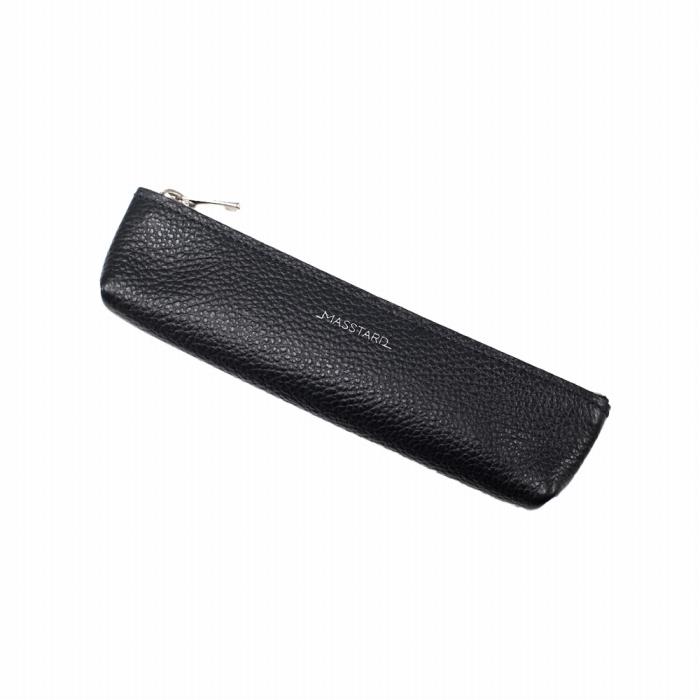MASSTARD&nbsp;-MINIMAL&nbsp;LEATHER&nbsp;PENCASE&nbsp;-&nbsp;BLACK【ポイント交換専用】