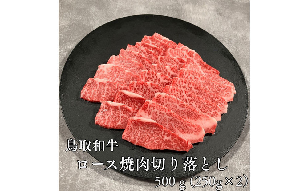鳥取和牛ロース焼肉切り落とし　500ｇ（250g×2P）