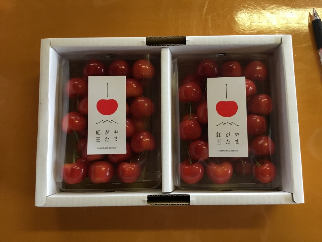 令和9年産【先行受付】山形県産さくらんぼ＜やまがた紅王&nbsp;特秀品＞600g(300g×2P)　2L/3L詰め合せ