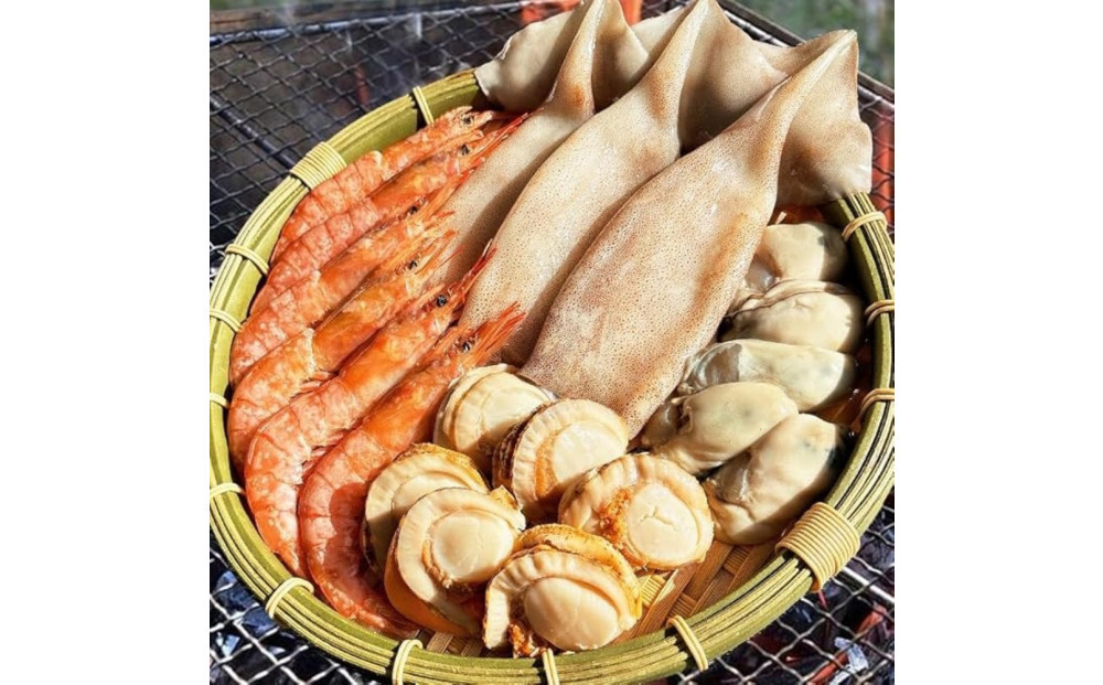 海鮮&nbsp;バーベキュー&nbsp;セット&nbsp;帆立&nbsp;いか&nbsp;エビ&nbsp;牡蠣&nbsp;4種20品&nbsp;BBQセット