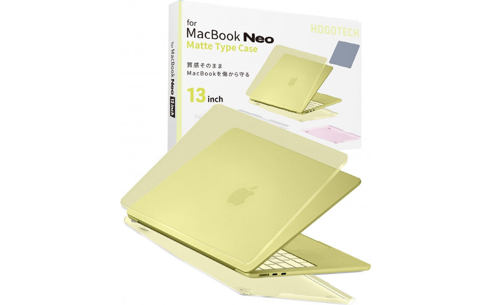 【堺市企画】Macbook&nbsp;カバー&nbsp;Neo13inch&nbsp;シトラス&nbsp;HOGOTECH