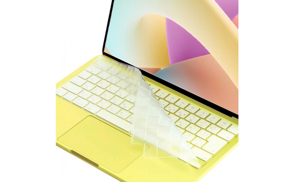 【堺市企画】Macbook&nbsp;極薄キーボードカバー&nbsp;Air/Pro/Neo対応&nbsp;日本語JIS配列&nbsp;マットクリア