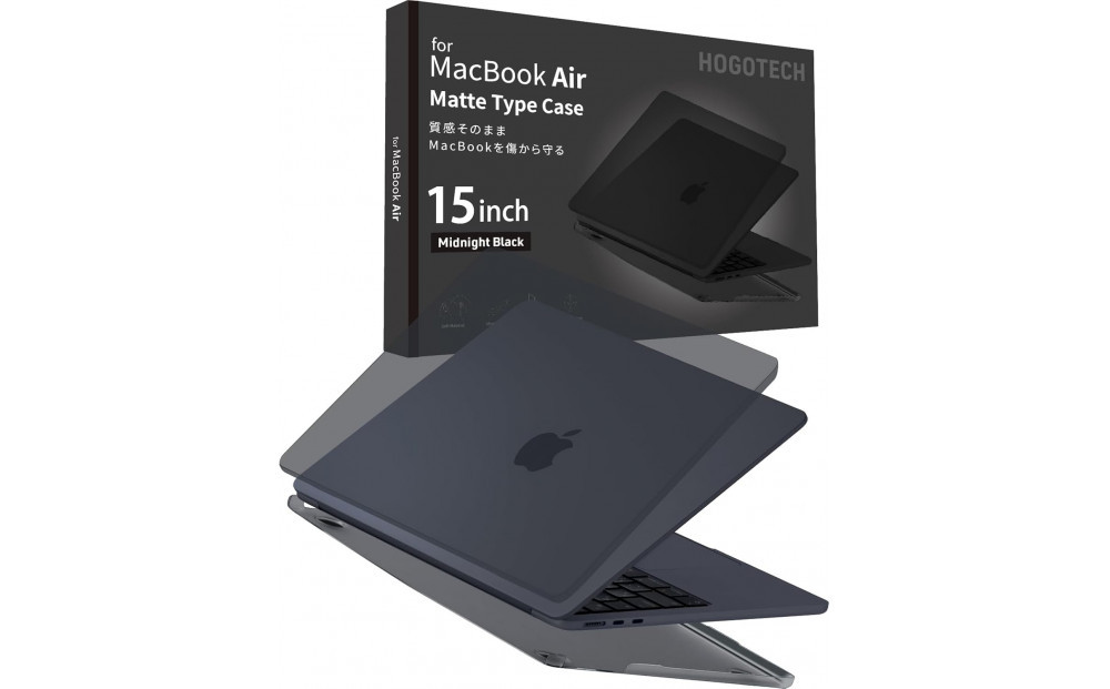 【堺市企画】Macbook&nbsp;カバー&nbsp;Air15inch&nbsp;ミッドナイト&nbsp;HOGOTECH
