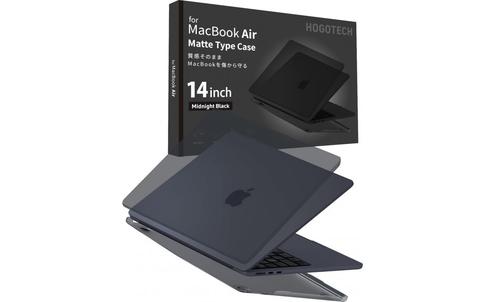 【堺市企画】Macbook&nbsp;カバー&nbsp;Pro14inch&nbsp;スペースブラック&nbsp;HOGOTECH