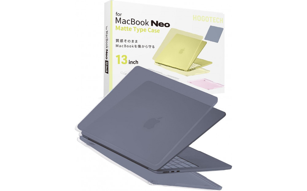 【堺市企画】Macbook&nbsp;カバー&nbsp;Neo13inch&nbsp;インディゴ&nbsp;HOGOTECH