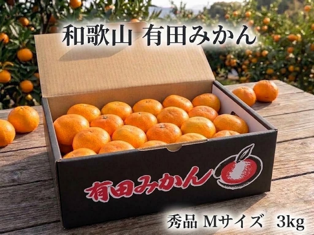 ［秀品・サイズＭ］まる隆果樹園　和歌山有田産！早生みかん≪3kg≫［予約販売］