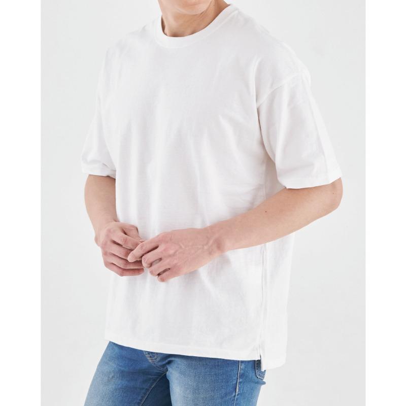  ◆サイズ：L◆ 【ヴィンテージTシャツ】吊り編み天竺 ボールドフィット半袖｜ クルーネック