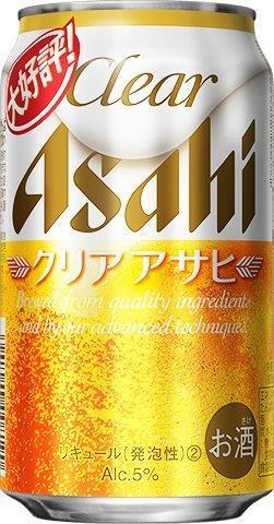 ビール&nbsp;アサヒ&nbsp;クリアアサヒ&nbsp;350ml&nbsp;24本&nbsp;　