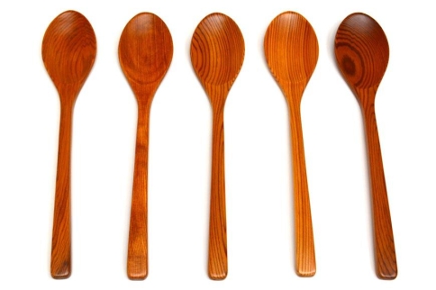 屋久杉カレースプーン5本セット【TN98】
