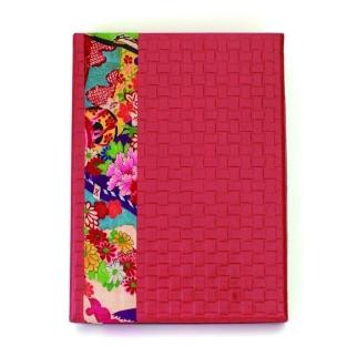 柿渋塗&nbsp;四つ目箱&nbsp;便せんサイズ&nbsp;赤布付【TN80】