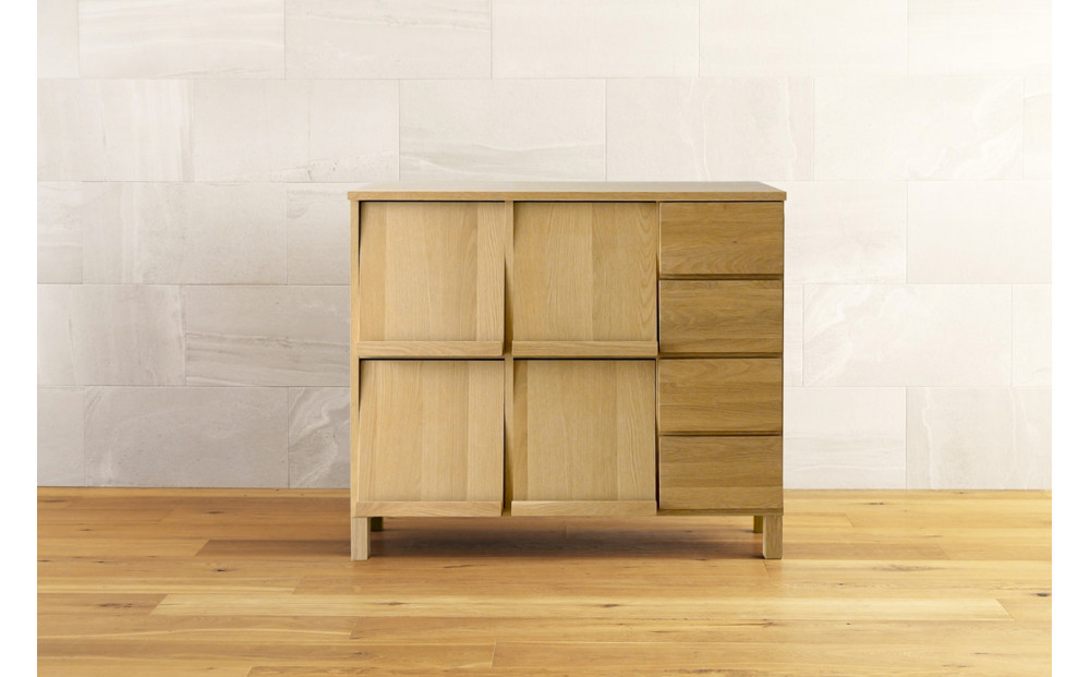 【開梱設置】高野木工&nbsp;LECCE&nbsp;レッチェ&nbsp;105マガジンレコードラック&nbsp;オーク【10年保証】