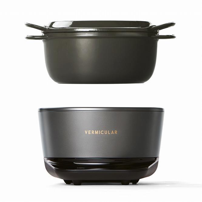 VERMICULAR RICEPOT 5合サイズ トリュフグレー 中古】【非常に良い