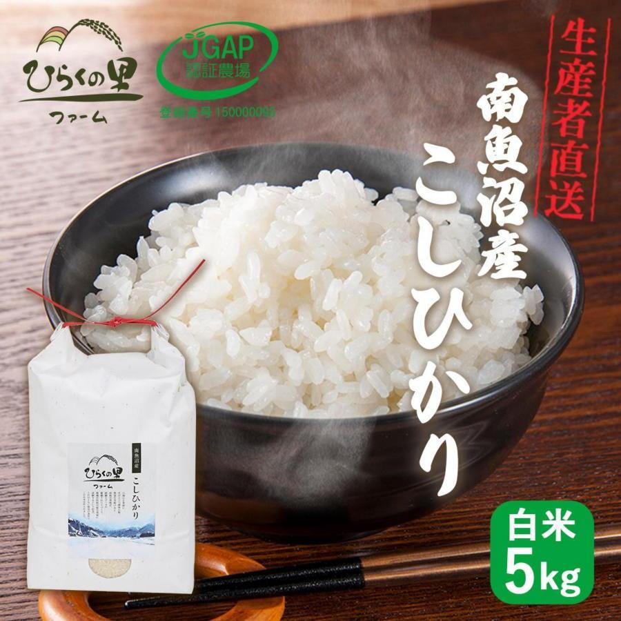 【令和6年産新米予約】最高金賞 南魚沼産コシヒカリ 白米5kg もっちり甘い！ ひらくの里ファーム＜クラウドファンディング対象＞