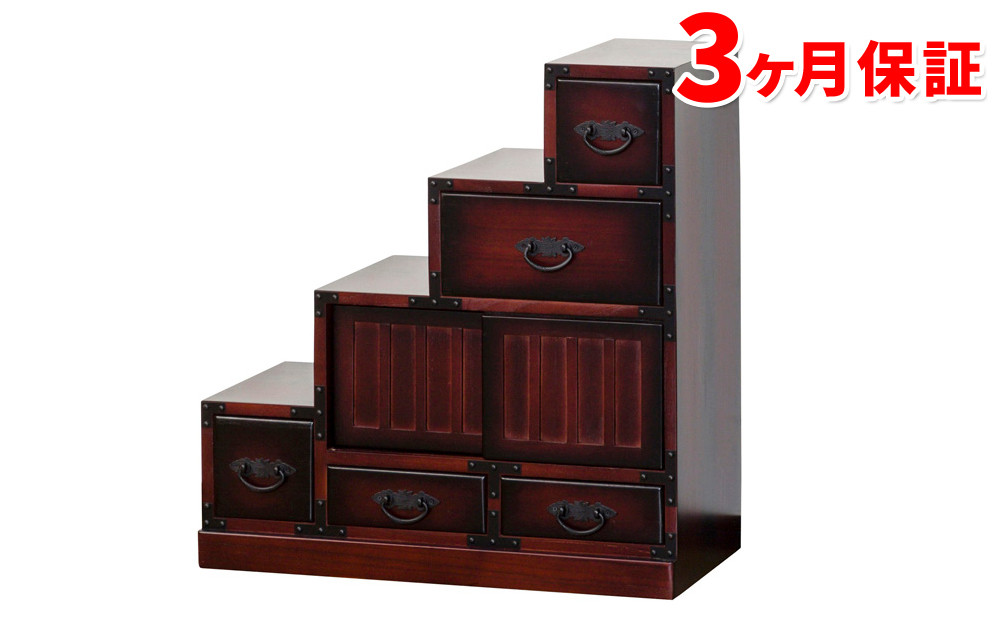 民芸調階段箪笥 左下 sb64733