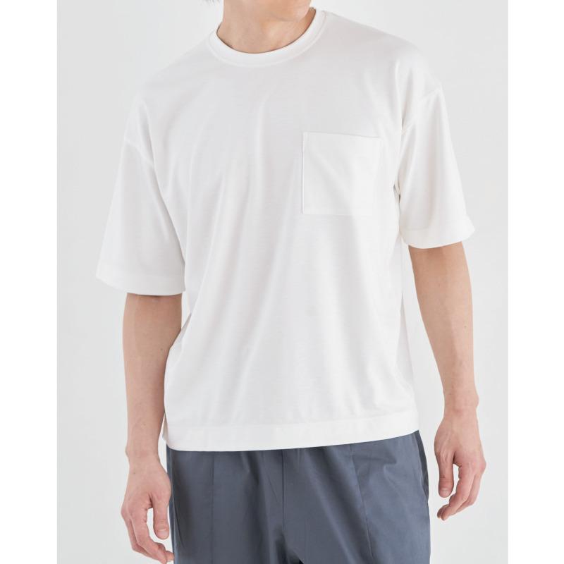 ◆サイズ：L◆【毛玉防止・型崩れしにくいTシャツ】デラヴィスポンチ BOLD FIT 半袖｜クルーネック