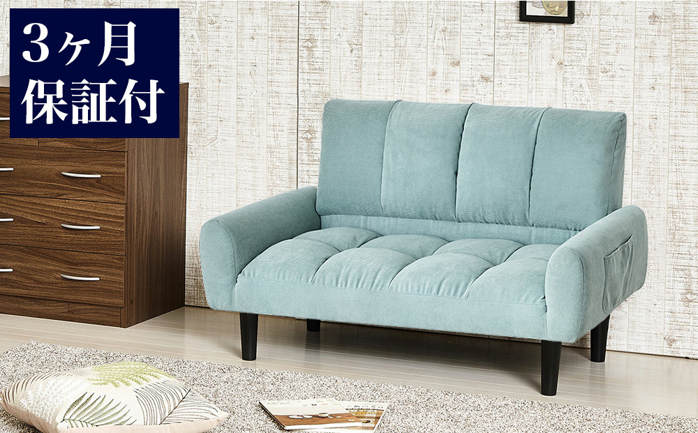 2P&nbsp;コーデュロイソファー&nbsp;スプレーグリーン&nbsp;AKU102089205