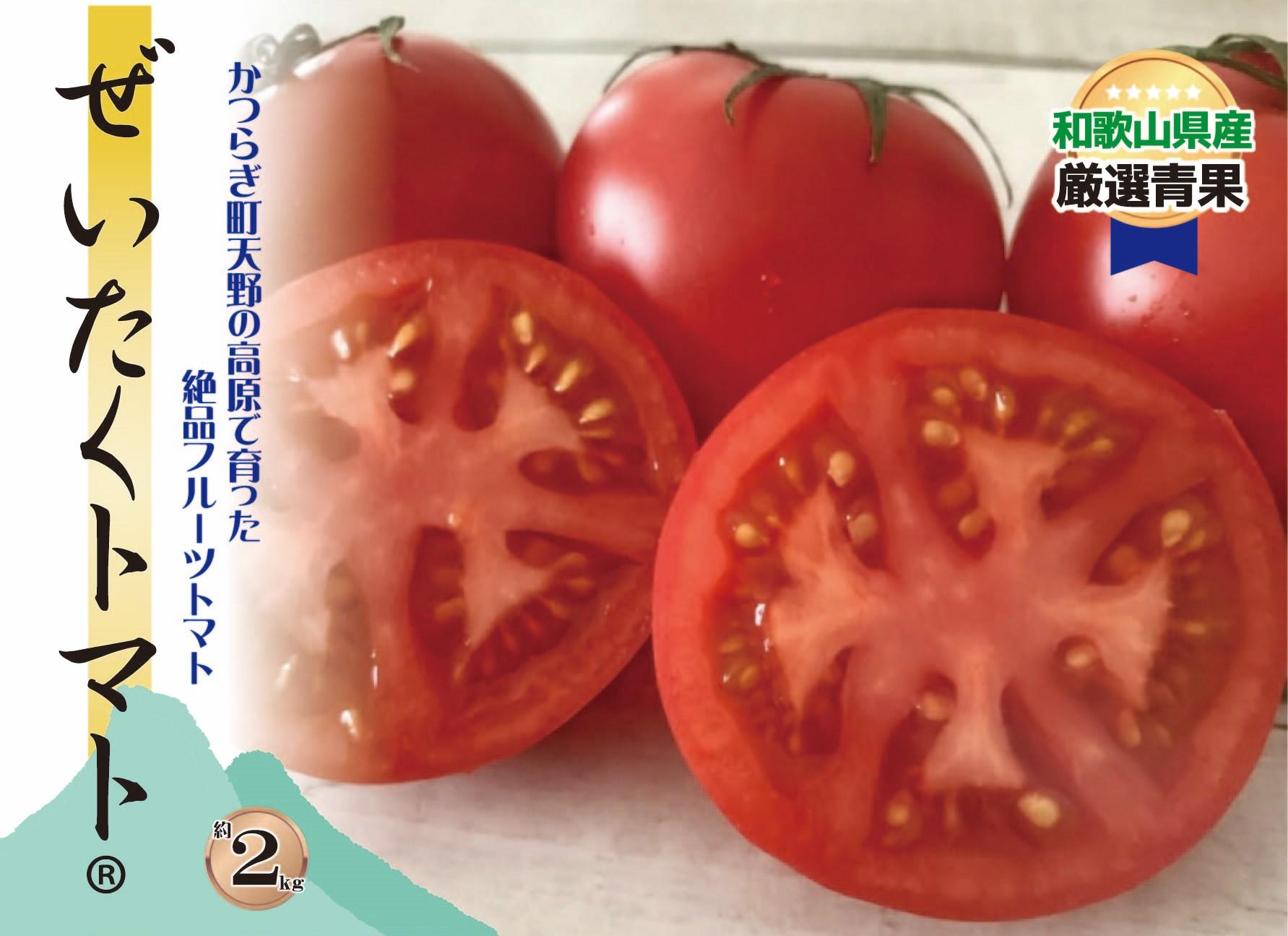 【旨すぎる】こだわり絶品高原とまと【フルーツトマト約２kg】★7月中旬以降発送★