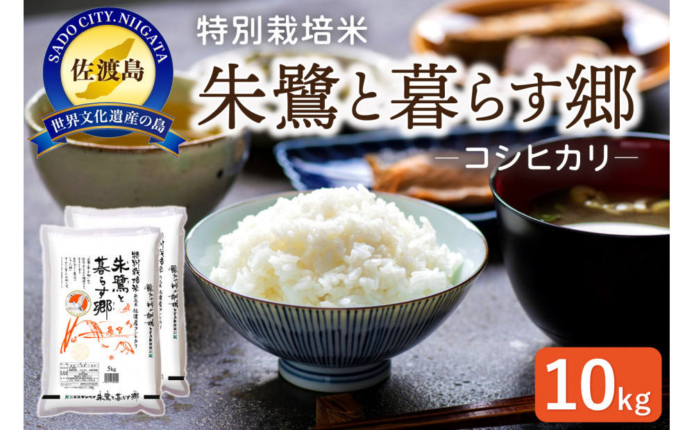 佐渡産コシヒカリ&nbsp;朱鷺と暮らす郷（10kg（5kg×2））
